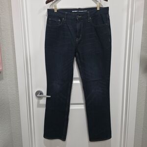 Old Navy Men's Straight-Leg Jeans in Dark Indigo